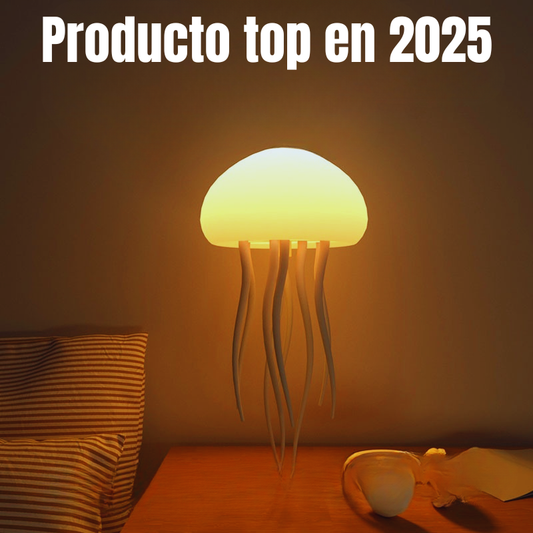 Jellyfish Mood Lamp LED Jellyfish Night Light Portable Jellyfish Lamp Jellyfish Decorations Smart Table Lamp for Bedside Desk